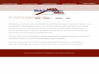 dick-bedachungen.de Webseite Vorschau