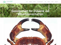 didaktik-biowissenschaften.de Webseite Vorschau