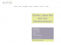 die-brille.ch Webseite Vorschau