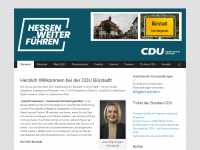 cdu-buerstadt.de Webseite Vorschau