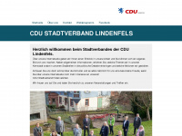 cdu-lindenfels.de Webseite Vorschau