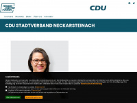 cdu-neckarsteinach.de Webseite Vorschau