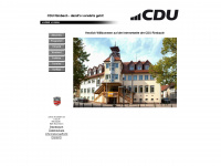 cdu-rimbach.de Webseite Vorschau