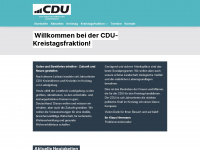 cdu-kreistagsfraktion-lb.de Webseite Vorschau