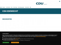 cdu-edewecht.de Webseite Vorschau