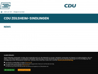 cdu-zeilsheim.de Webseite Vorschau