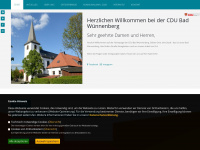 cdu-badwbg.de Webseite Vorschau