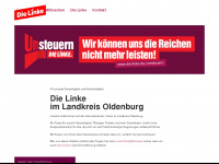 dielinke-oldenburg-land.de Webseite Vorschau