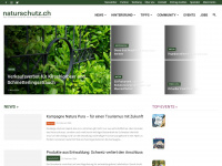 naturschutz.ch Webseite Vorschau