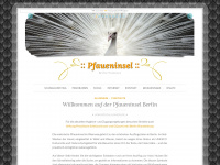 pfaueninsel.info Webseite Vorschau