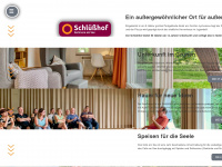schluesshof.de Webseite Vorschau