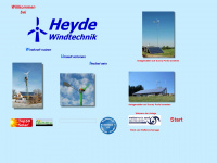 heyde-windtechnik.de Webseite Vorschau
