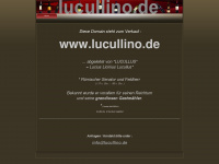 lucullino.de Webseite Vorschau