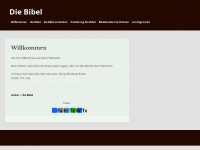 diebibel.ch Webseite Vorschau