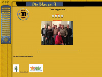 dieblauen9.de Webseite Vorschau