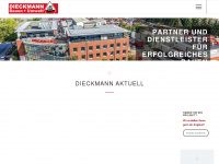 dieckmann-bau.de Webseite Vorschau