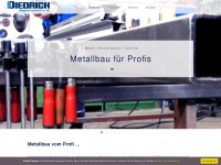 diedrich-metallbau.de Webseite Vorschau