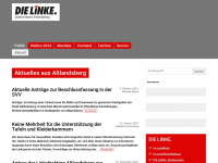 dielinke-altlandsberg.de Webseite Vorschau