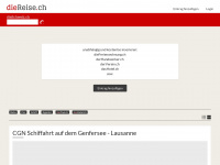 diereise.ch Webseite Vorschau