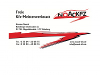 noack-kfz.de Webseite Vorschau