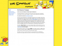 diesimpsons.ch Webseite Vorschau
