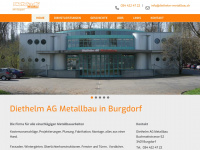 diethelm-metallbau.ch Webseite Vorschau