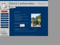 dietrich-landmaschinen.de Webseite Vorschau