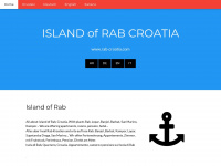 rab-croatia.com Webseite Vorschau
