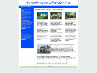 ferienhaeuser-schweden.com Webseite Vorschau
