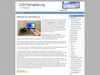 lcd-fernseher.org Webseite Vorschau