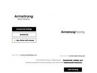 armstrong.com Webseite Vorschau