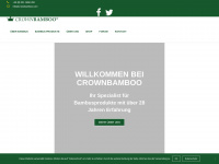 crownbamboo.com Webseite Vorschau