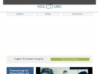 kgg-ubg.at Webseite Vorschau