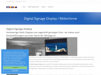 digital-signage-display.de Webseite Vorschau
