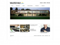 wallerseehalle.at Webseite Vorschau