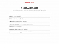 digitalkraut.de Webseite Vorschau