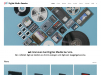 digitalmediaservice.ch Webseite Vorschau