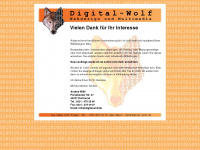 digitalwolf.de Webseite Vorschau
