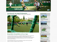 soccerground.de Webseite Vorschau