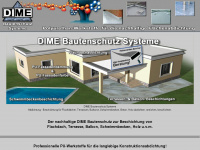 dime-bautenschutz.de Webseite Vorschau
