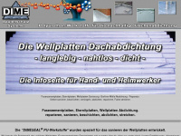 dime-welldachbeschichtung.de Webseite Vorschau