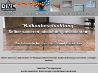 dime-balkonbeschichtung.de Webseite Vorschau