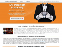 dinner-hamburg.de Webseite Vorschau