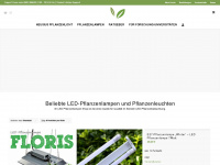 pflanzen-lampen.de Webseite Vorschau