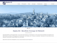 dipeka.ch Webseite Vorschau