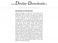 direkte-demokratie.ch Webseite Vorschau
