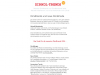 dirndl-trends.de Webseite Vorschau