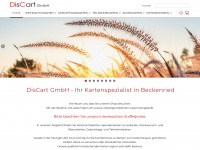 discart.ch Webseite Vorschau