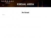 kursaal-arosa.ch Webseite Vorschau