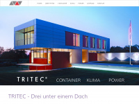 tritec.co.at Webseite Vorschau